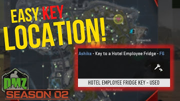 Hotel Employee Fridge key LOCATION GUIDE | Call of Duty Warzone 2.0 DMZ Season 2