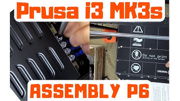 Assembling Original Prusa i3 MK3S - Part 6: Heatbed & PSU assembly (quick version)
