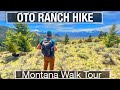 Nature Walk - Hiking the OTO Ranch Trail in Montana Paradise Valley - City Walks Treadmill Trails