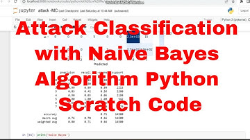Attack Classification NB Scratch Python Code / Naive Bayes (NB) Scratch Python Code