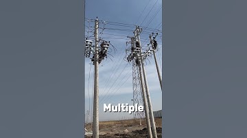 New Power Grid Construction: Linemen Installing High Voltage Lines & Poles  #shortsfeed