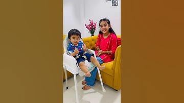 Samayra ne Rishabh ko kaise chup karwaya 🤔😰 #shorts #samayranarula #siblings