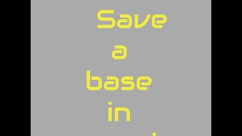 How to save a base on gmod