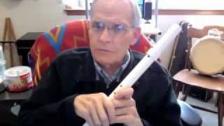 Native American Flute PVC setup