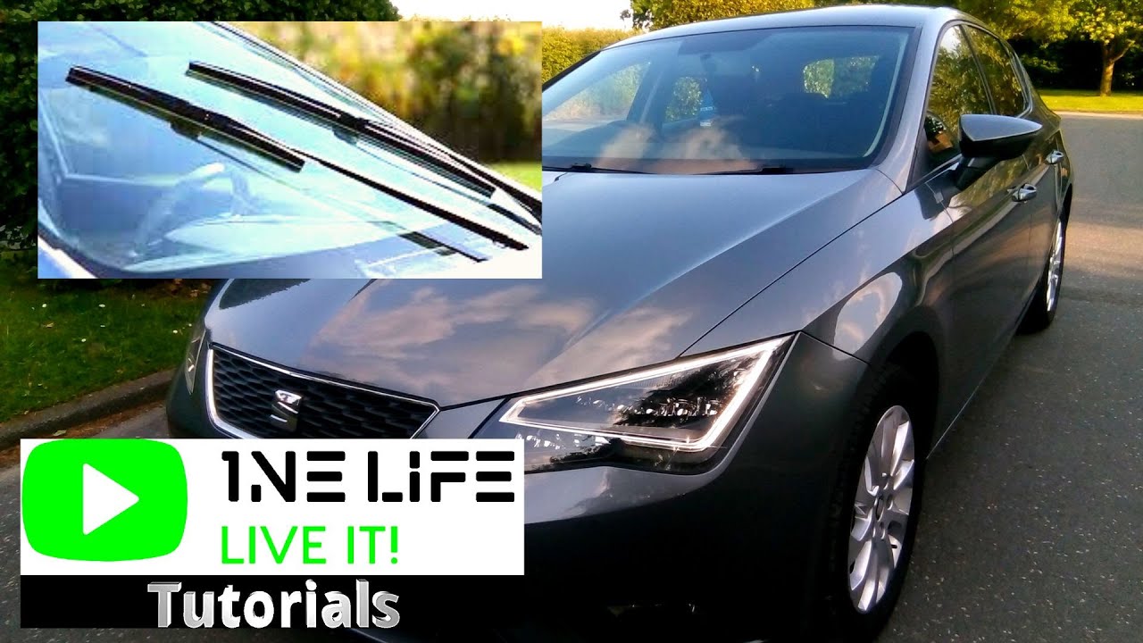 Seat Leon Wiper Blade Replacement How To Change Front and Rear