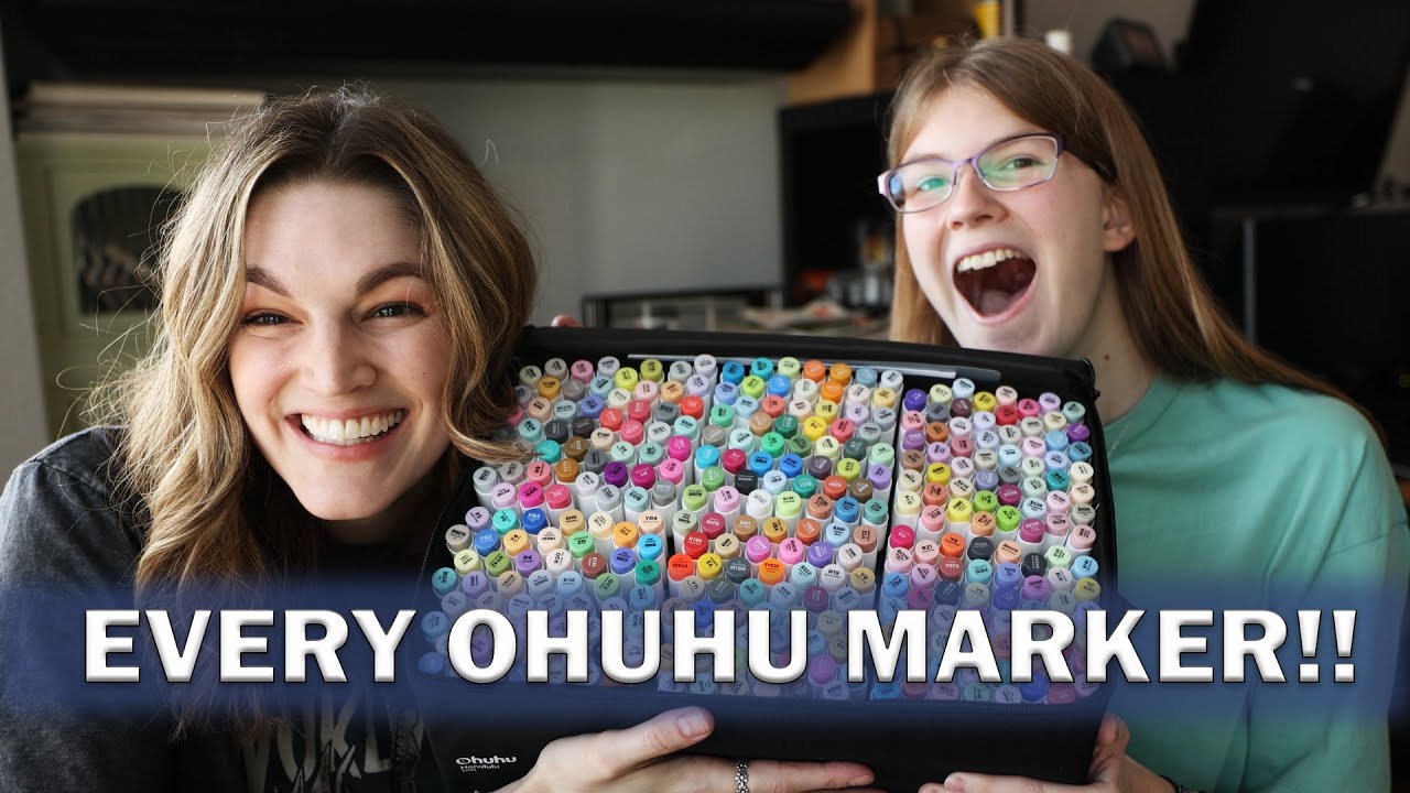 We got EVERY Ohuhu alcohol Marker!!!! 320 colors!!! 
