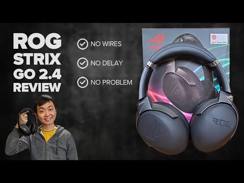 Asus ROG Strix Go 2.4 Wireless Headset Review with Mic Test