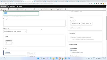How To  Add, Edit and Delete Coupons in Drupal Commerce