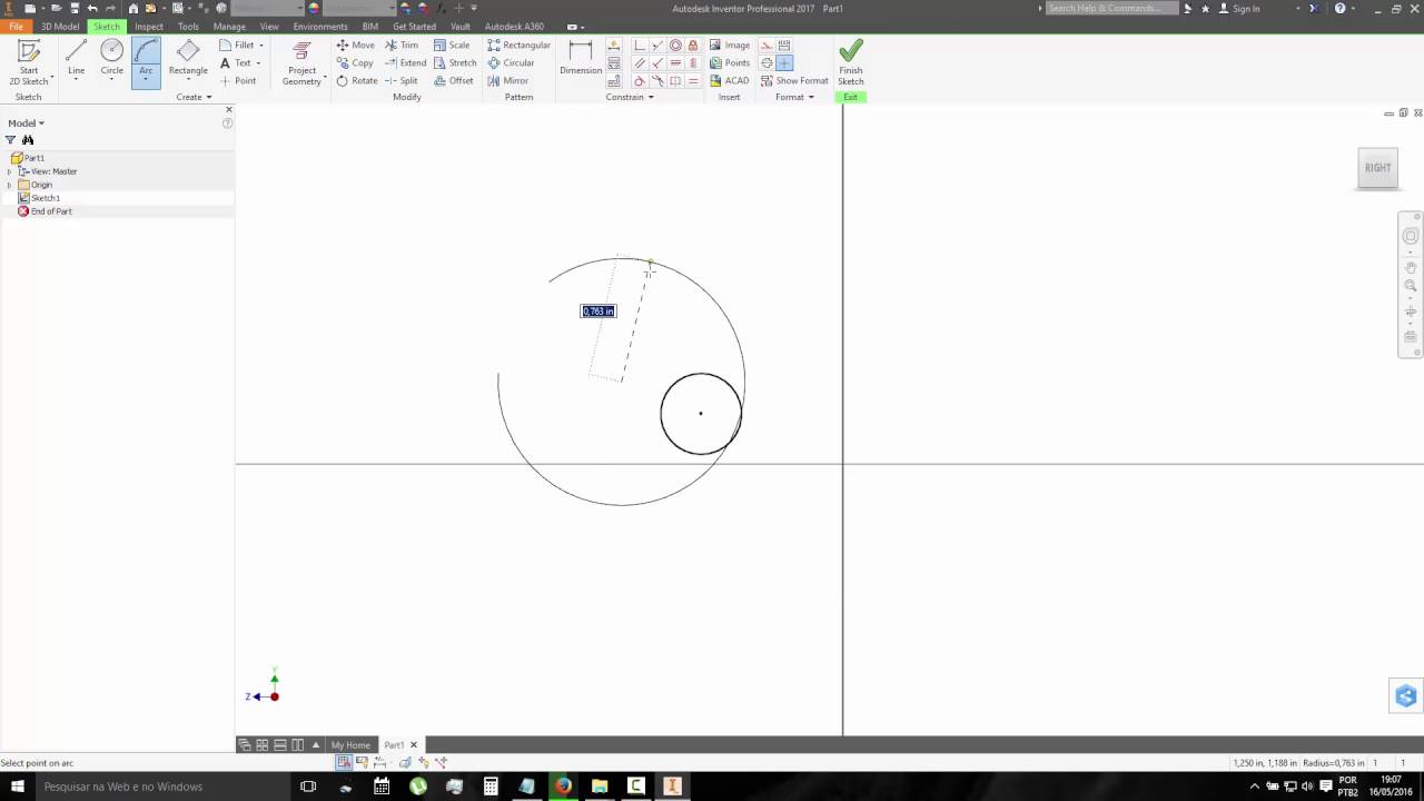 32 Autodesk Inventor Comando Restrições Concentric - YouTube