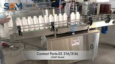 Automatic 2 Head Pesticide Bottle Filling Machine-Servo