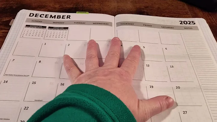 Quick how to DIY for using a Dollar Tree monthly planner in my composition book!