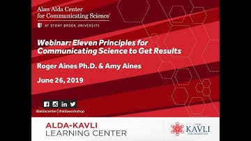 Eleven Principles for Communicating Science to Get Results
