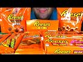 ASMR EATING CHOCOLATE REESE&#39;S PARTY ASMR MUKBANG (EATING REESE&#39;S PEANUT BUTTER) EATING SOUNDS