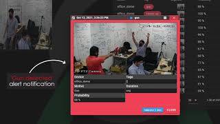 Hands-Up and Gun Detection - Intelligent Video Analytics - Alice Security (Action recognition )