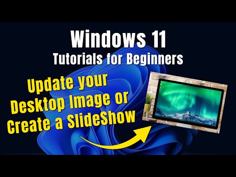 Windows 11 Tutorials for Beginners: Change Desktop Background Wallpaper
