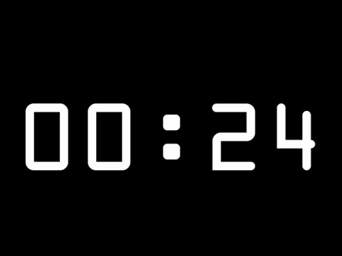 24 Second Timer with Alarm (Count Up Stopwatch)