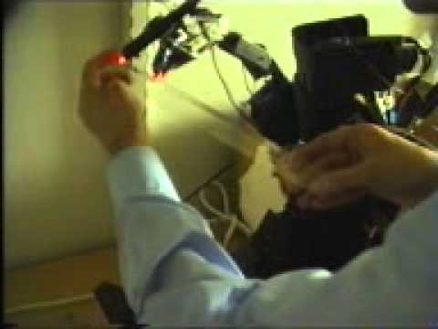 Hand-Eye Coordination for a Humanoid Robot with Machine Code Genetic Programming