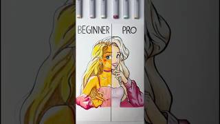 Julia Gisella Selected Copic Sketch Set: 6 Colors for Perfect Gradient.