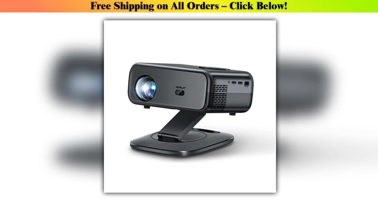 HORLAT M4 25000Lumens Portable Proyector Android12 Mini Projector 4K 64G Auto Focus Keystone Full
