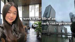 a week in the life of an early entrepreneur