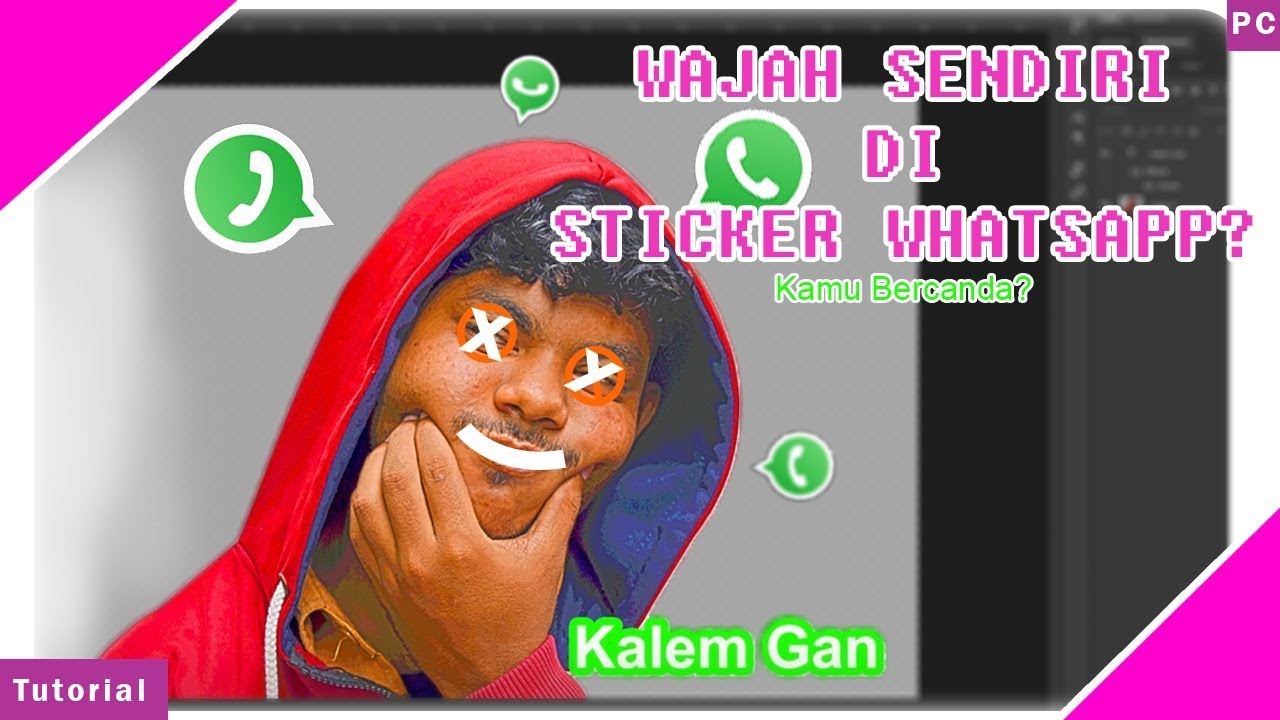 How To Make Your Own Sticker For Whatsapp Pc Youtube