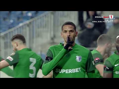 GOOOL! CS U Craiova – Farul 0-1. Rivaldinho reia în poartă o minge respinsă de portarul Popescu