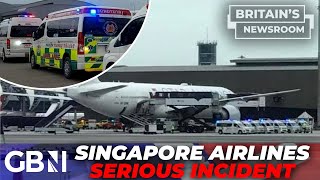 BREAKING: One dead and thirty injured as Singapore airlines flight encounters MAJOR turbulence