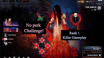 Attempting No perk Challenge on  Onryo | Dead By Daylight Mobile #dbdmobile #dbdm