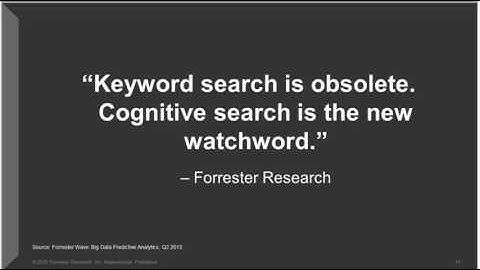 [Webcast Preview] The Future of Search is Cognitive