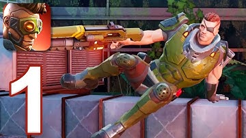 Hero Hunters - Gameplay Walkthrough Part 1 - District 1: The Square (iOS, Android)