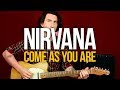 Как играть Nirvana Come As You Are на гитаре