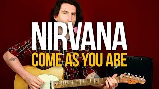 Как играть Nirvana Come As You Are на гитаре