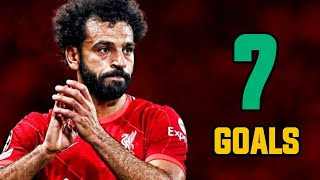 جميع اهداف محمد صلاح فى دورى ابطال اوروبا 2022 حتى الان ✿ 7 اهداف ✪ تعليق عربي