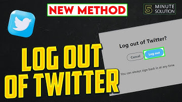 How to log out of Twitter 2024