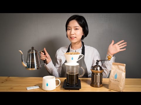 드립 커피 | 블루보틀 바리스타에게 전수받은 레시피로 첫 핸드 드립 도전!! (Blue Bottle)