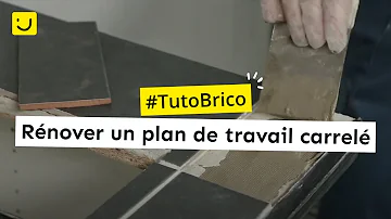 Comment faire du béton ciré sur plan de travail carrelé ?