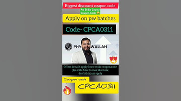 Pw Skills Course Coupon Code🤑|| pw skills development couponcode#pwskills#pwcouponcodeforallbatch