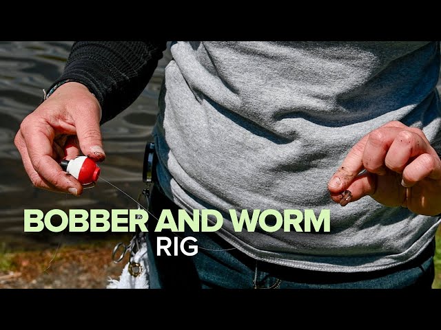 How to Setup/Rig/Tie a Fishing Bobber or Float! Quick And Easy! 