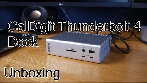 CalDigit Thunderbolt 4 Pro Dock Unboxing & Setup