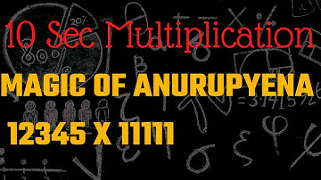 Magic trick of Sub Sutra Anurupyena l Vedic Maths Technique l Larger numbers @ChanakyaVedicMaths