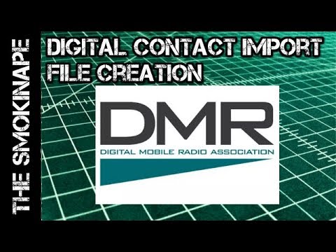 DMR Creating a Digital Contact Import File - TheSmokinApe