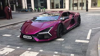 LOUD EXHAUST SOUND Of 1000hp 2024 Lamborghini Revuelto Supercar Accelerating In London | Supercars