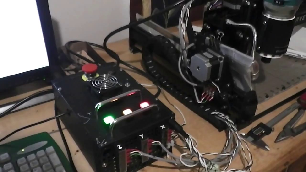 CNC controller update. - YouTube