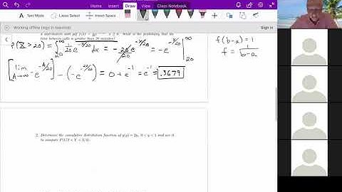 3. Intro to Continuous DIstributions, Expected Value, and Moment-Generating Functions