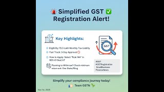 GST Rule 14A: Simplified Registration for Small Taxpayers | Fast-Track Approval in 3 Days!