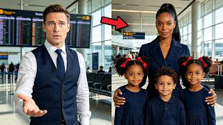 After 6 Years, The Billionaire CEO Froze At An Airport When He Saw His Missing Wife Holding Triple