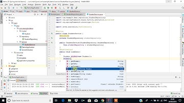 Saving data in the Tables using Service Class: JPA and Hibernate Integration using Spring Boot