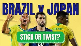 BRAZIL VS JAPAN | WHO SHOULD ANCELOTTI START AND DROP? LINE UPS AND PREVIEW | WORLD CUP 2026