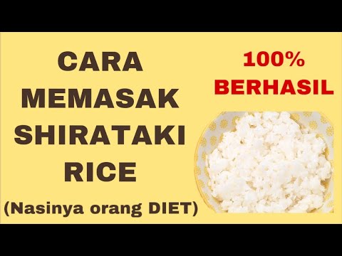 Cara Memasak Shirataki Rice Di Ricecooker || Resep Diet - Youtube