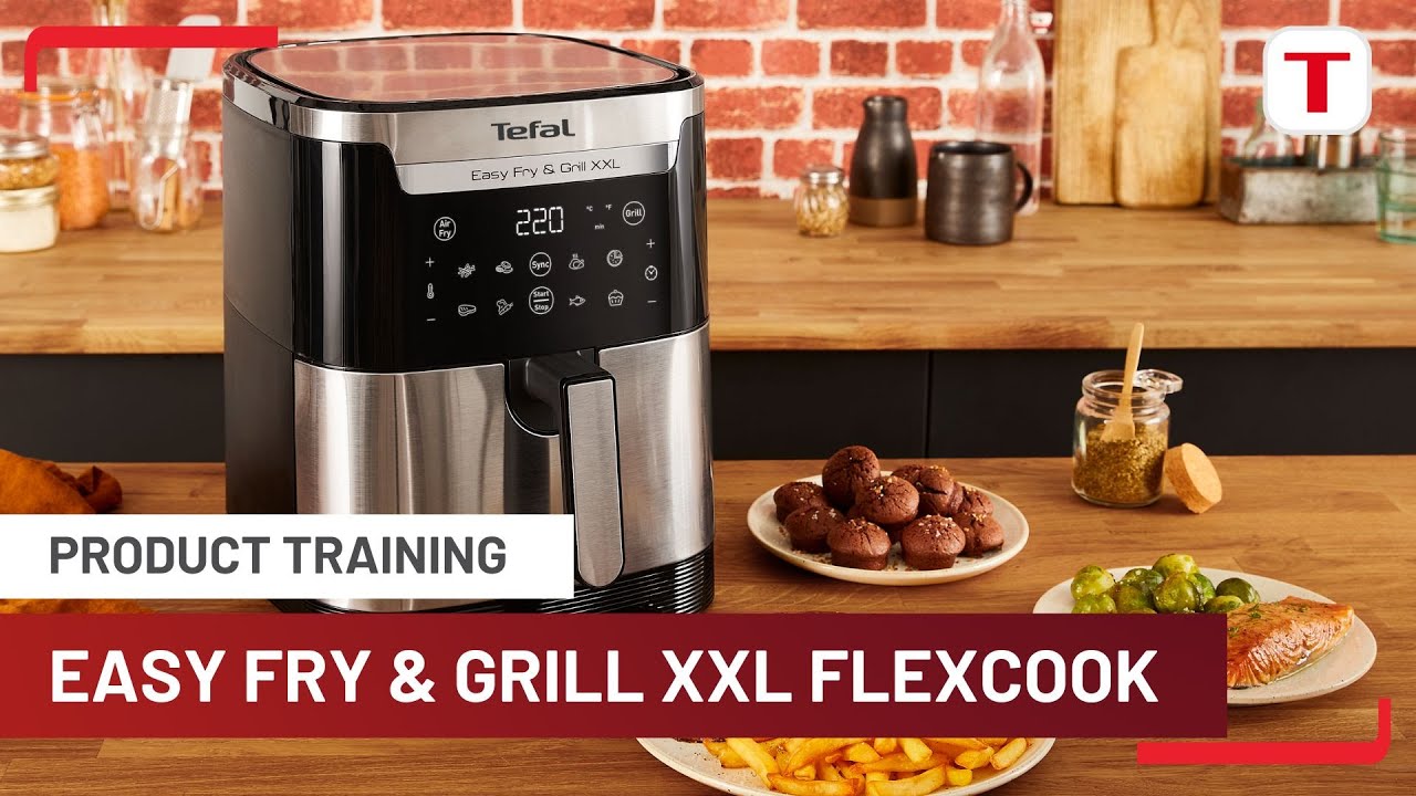 zweer Kroniek Tact Tefal Easy Fry & Grill XXL Flexcook EY801D | How to use Flexcook - YouTube
